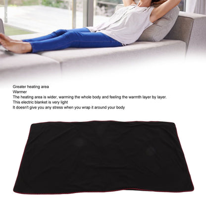 Electric Heating Blanket Fast Heating USB Electric Throw Blanket with Larger Heating Area for Students Office V1294-YM3117220231511-0421