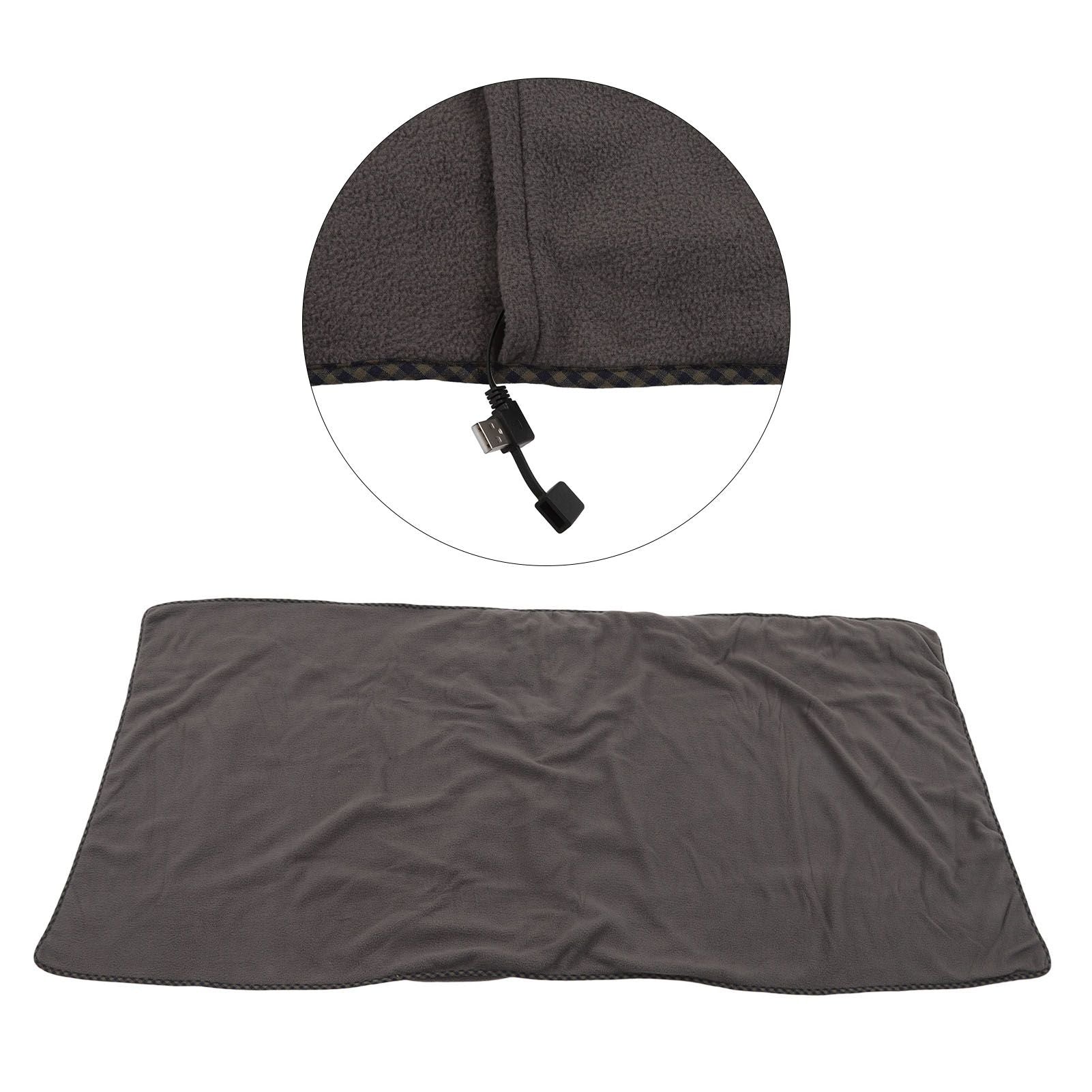 Electric Heating Blanket Fast Heating USB Electric Throw Blanket with Larger Heating Area for Students Office V1294-YM3117220231512-0421