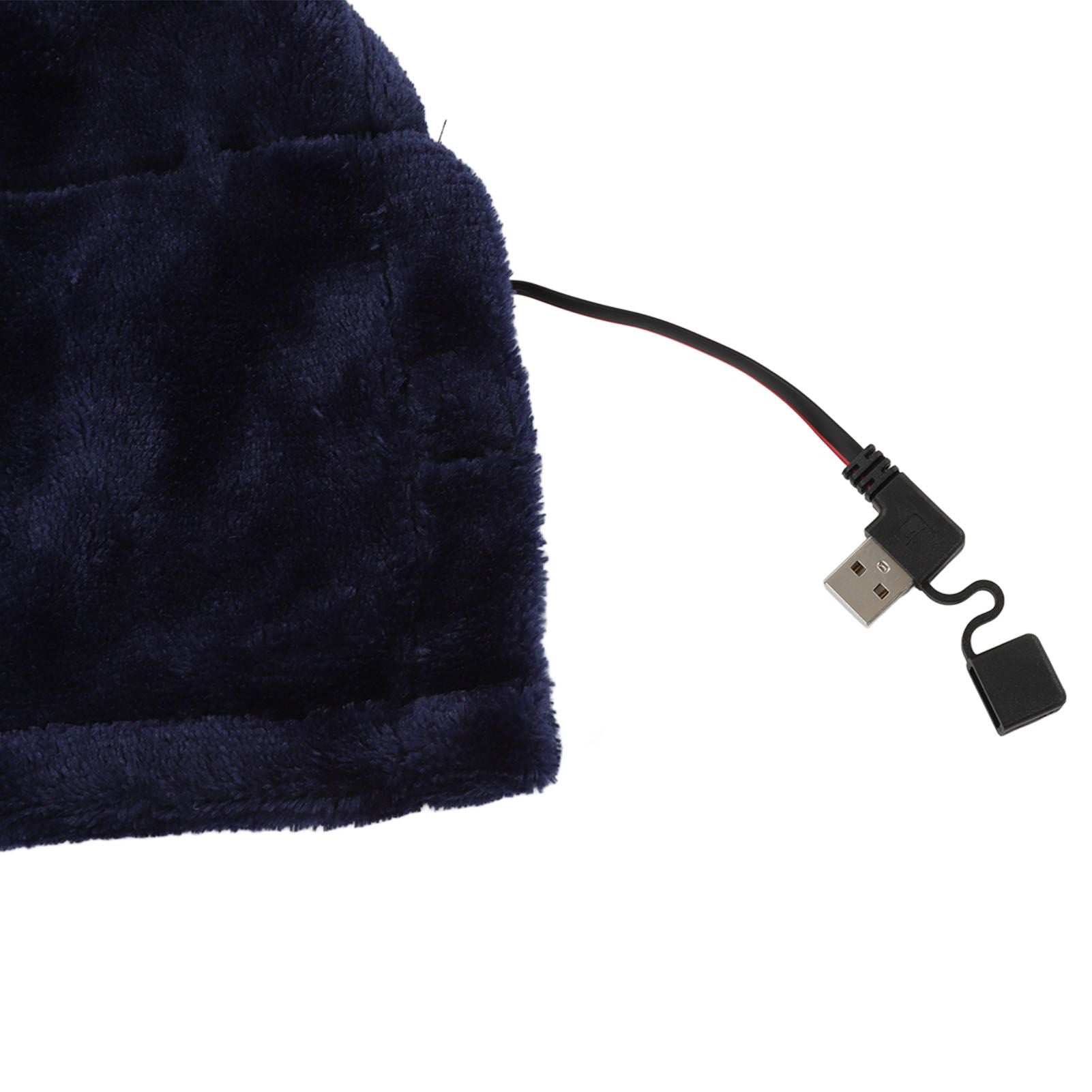 USB Heating Blanket Thermal Electric Heated Shawl Blanket Temperature Controlled Blanket Royalblue V1294-YM3117220231712-0421