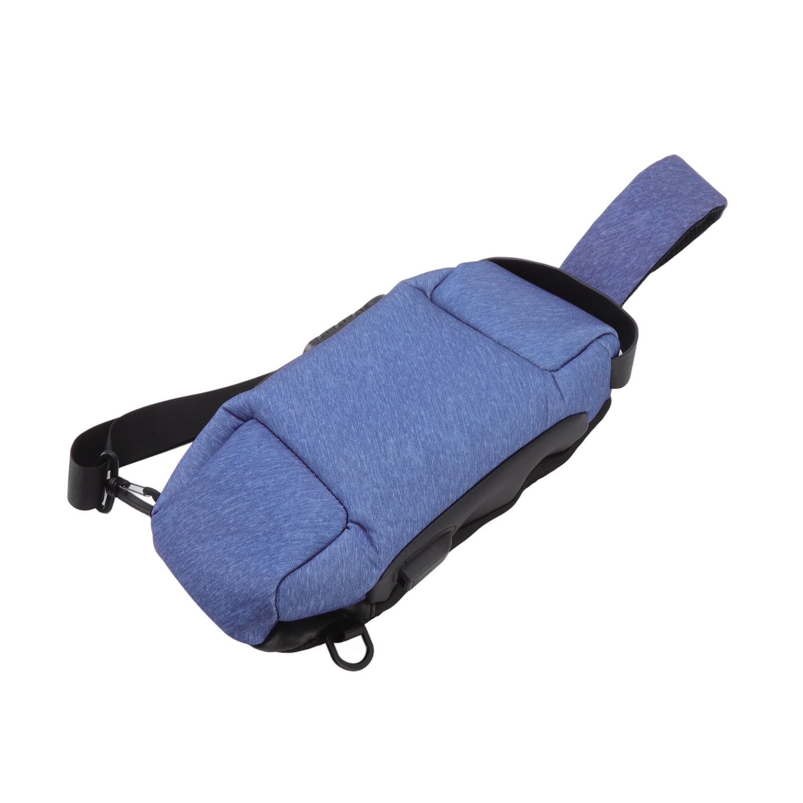 Sling Bag Waterproof Anti Theft with Combination Lock Anti Scratch Sports Single Shoulder Chest Bag Blue V1294-YM3117220231812-0421