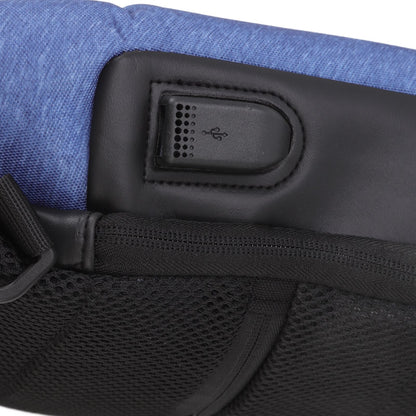 Sling Bag Waterproof Anti Theft with Combination Lock Anti Scratch Sports Single Shoulder Chest Bag Blue V1294-YM3117220231812-0421