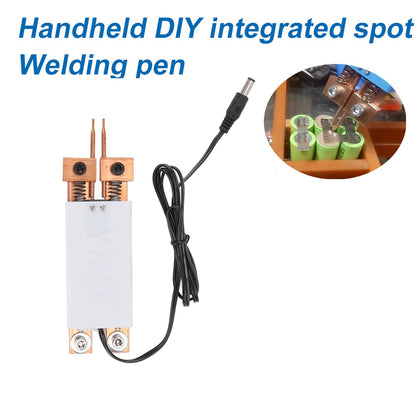 18650 Battery Spot Welding Pen Mini Spot Welder Automatic Trigger Integrated Handheld Spot Welding Pen White V1294-YM3117220231912-0421