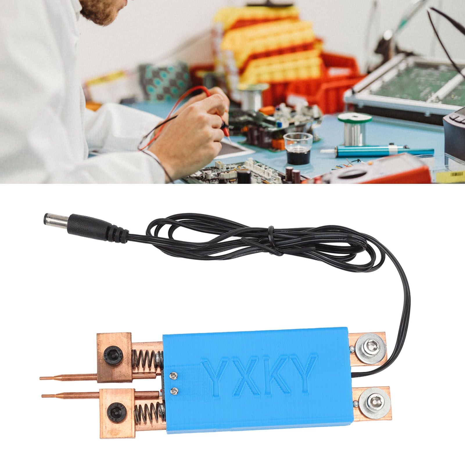 18650 Battery Spot Welding Pen Mini Spot Welder Automatic Trigger Integrated Handheld Spot Welding Pen Blue V1294-YM3117220231913-0421