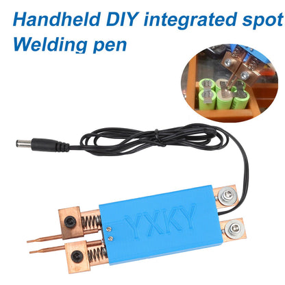 18650 Battery Spot Welding Pen Mini Spot Welder Automatic Trigger Integrated Handheld Spot Welding Pen Blue V1294-YM3117220231913-0421