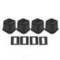 4 Sets Furniture Risers Rubber Antislip 4 Inch Bed Risers for Storage Desk Sofa Chair Washing Machine V1294-YM3117220232311-0421