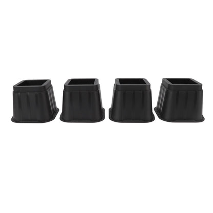 4 Sets Furniture Risers Rubber Antislip 4 Inch Bed Risers for Storage Desk Sofa Chair Washing Machine V1294-YM3117220232311-0421