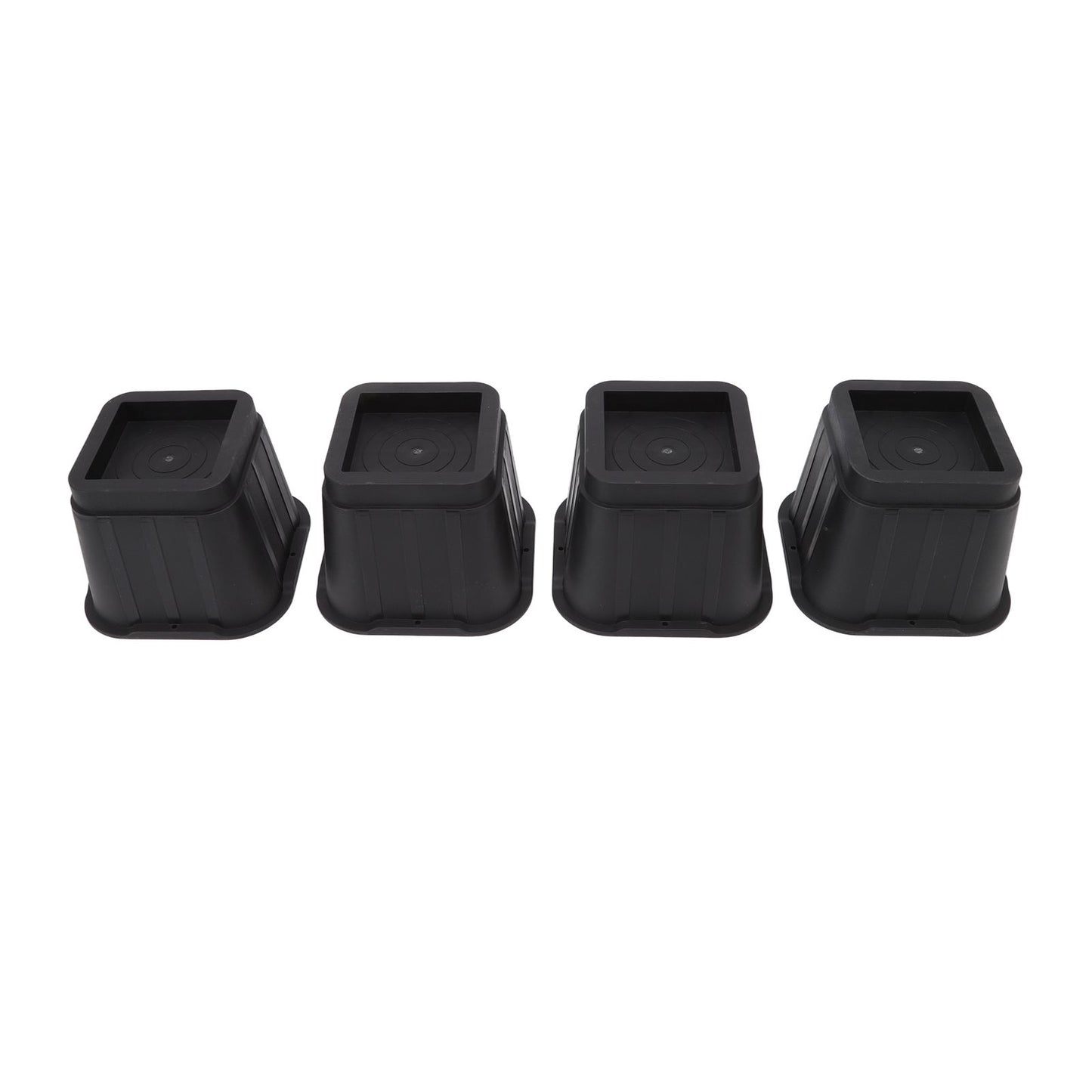 4 Sets Furniture Risers Rubber Antislip 4 Inch Bed Risers for Storage Desk Sofa Chair Washing Machine V1294-YM3117220232311-0421