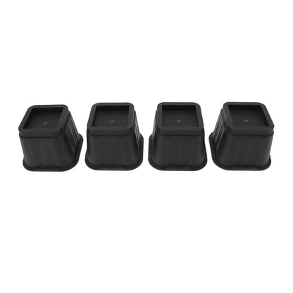 4 Sets Furniture Risers Rubber Antislip 4 Inch Bed Risers for Storage Desk Sofa Chair Washing Machine V1294-YM3117220232311-0421