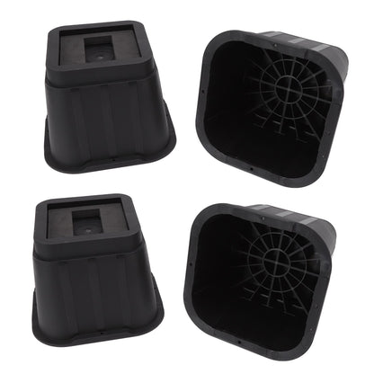 4 Sets Furniture Risers Rubber Antislip 4 Inch Bed Risers for Storage Desk Sofa Chair Washing Machine V1294-YM3117220232311-0421