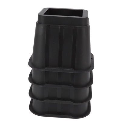 4 Sets Furniture Risers Rubber Antislip 4 Inch Bed Risers for Storage Desk Sofa Chair Washing Machine V1294-YM3117220232311-0421