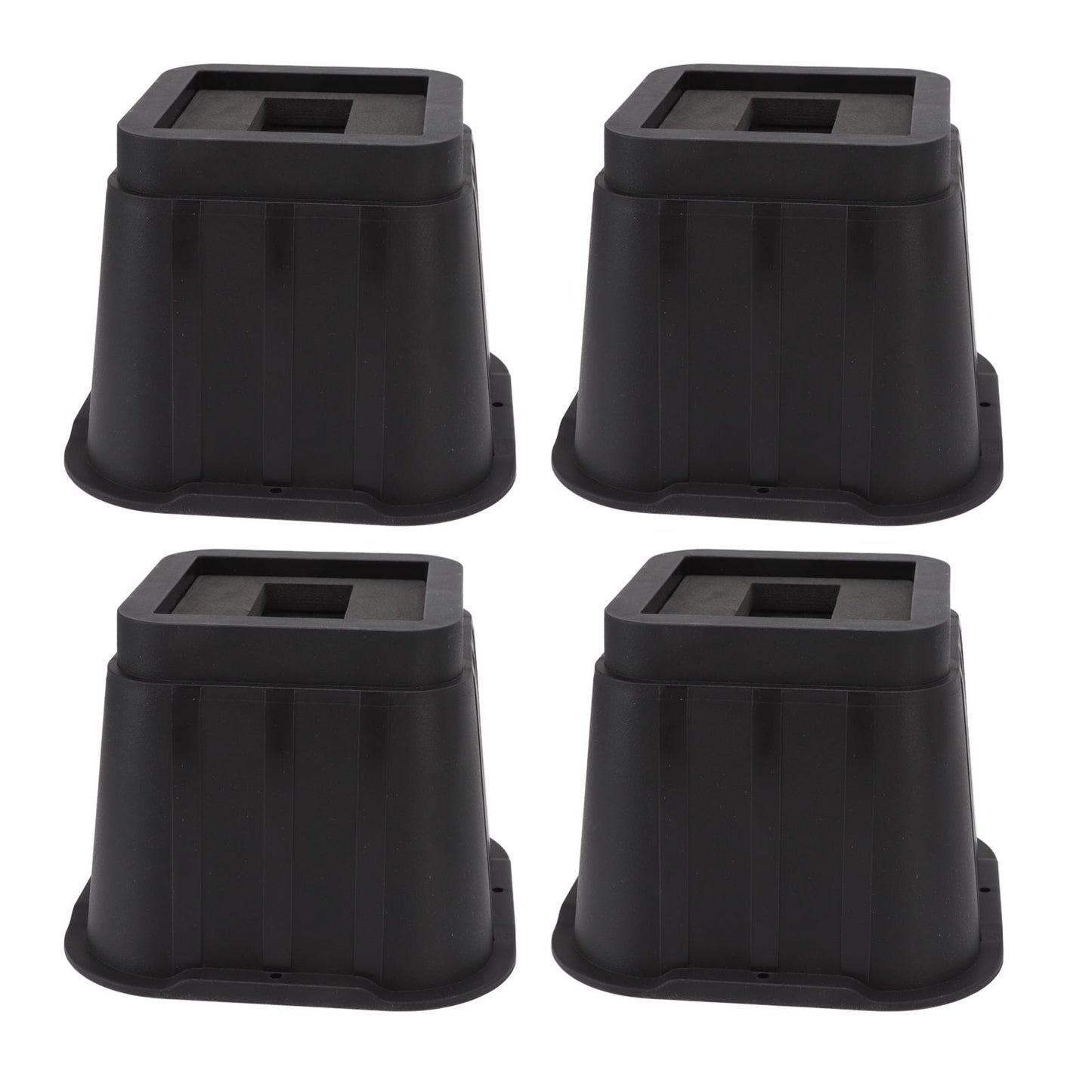 4 Sets Furniture Risers Rubber Antislip 4 Inch Bed Risers for Storage Desk Sofa Chair Washing Machine V1294-YM3117220232311-0421