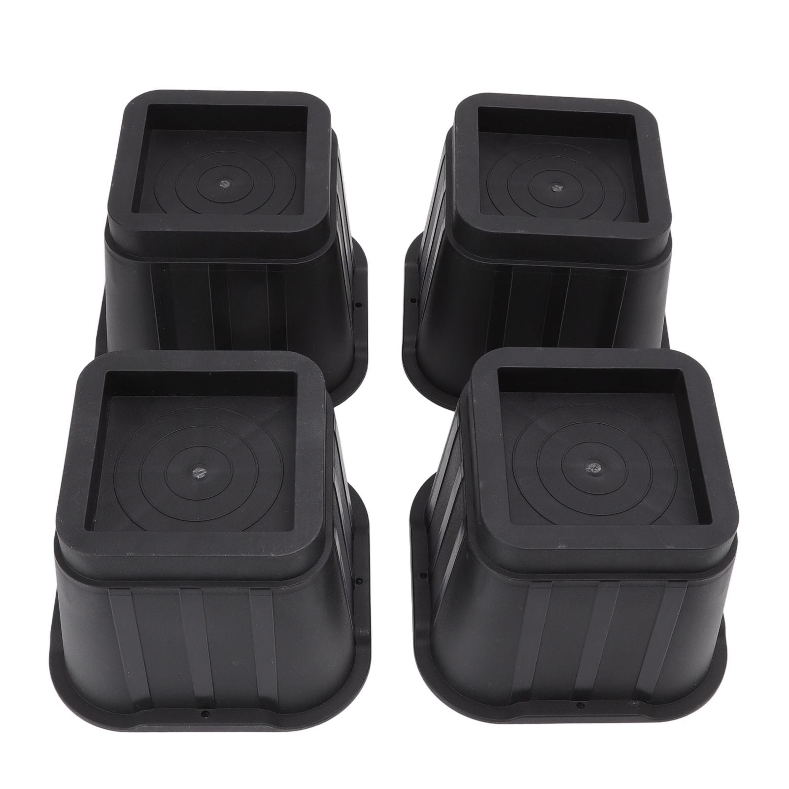 4 Sets Furniture Risers Rubber Antislip 4 Inch Bed Risers for Storage Desk Sofa Chair Washing Machine V1294-YM3117220232311-0421