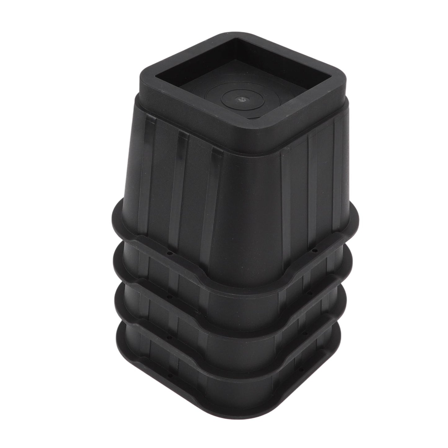 4 Sets Furniture Risers Rubber Antislip 4 Inch Bed Risers for Storage Desk Sofa Chair Washing Machine V1294-YM3117220232311-0421