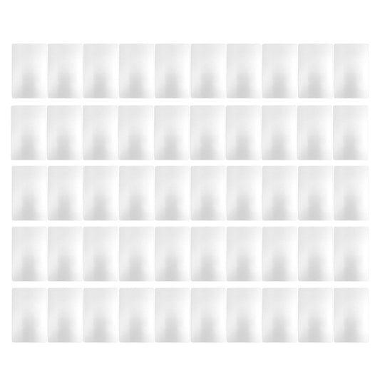 50 Sheets Metal Business Card Heat Transfer Aluminum Business Cards Blanks DIY Craft Supplies Pearl White V1294-YM3117220232513-0421
