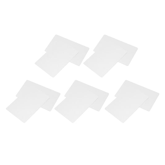 50 Sheets Metal Business Card Heat Transfer Aluminum Business Cards Blanks DIY Craft Supplies Pearl White V1294-YM3117220232513-0421