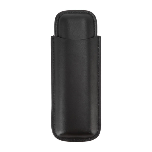 Leather Cigar Case Portable 2 Finger Cigar Holder for Travel Business Trip Boyfriend Gifts Black V1294-YM3117220233412-0421