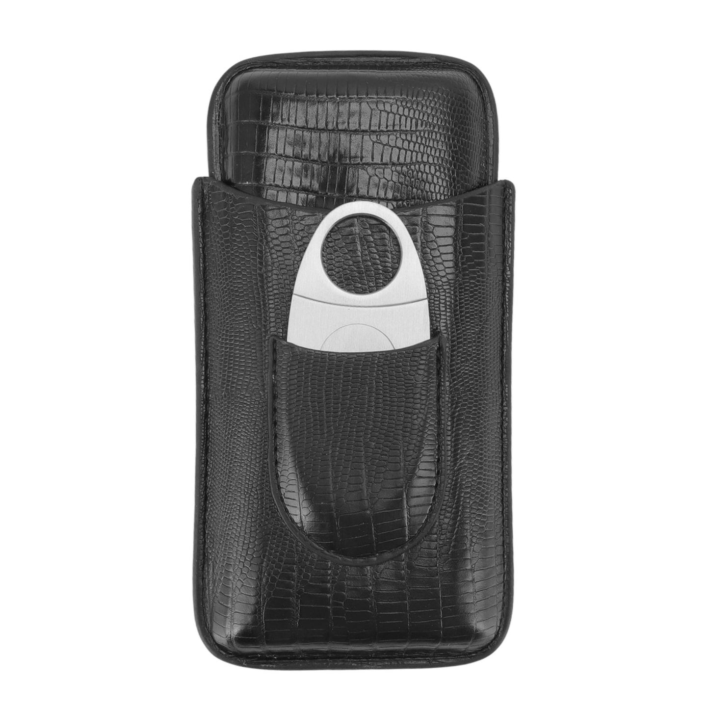 Cigar Leather Case Travel Portable Cigar Holder with Cigar Cutter Accessories Set for Gift Giving V1294-YM3117220233911-0421
