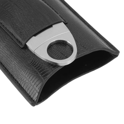 Cigar Leather Case Travel Portable Cigar Holder with Cigar Cutter Accessories Set for Gift Giving V1294-YM3117220233911-0421