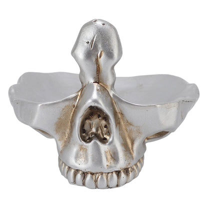 Skull Glasses Stand Decorative Synthetic Resin Statue Eyeglasses Display Holder for Home Office V1294-YM3117220234111-0421