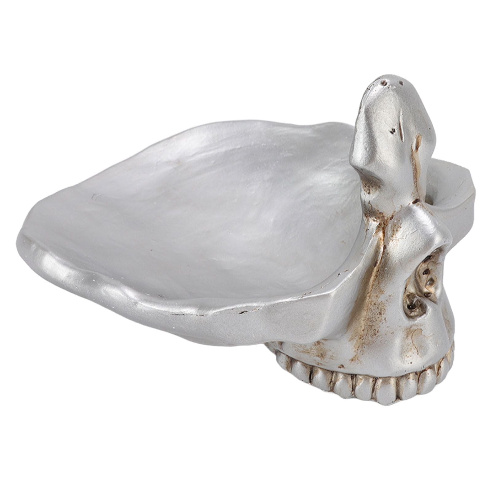Skull Glasses Stand Decorative Synthetic Resin Statue Eyeglasses Display Holder for Home Office V1294-YM3117220234111-0421