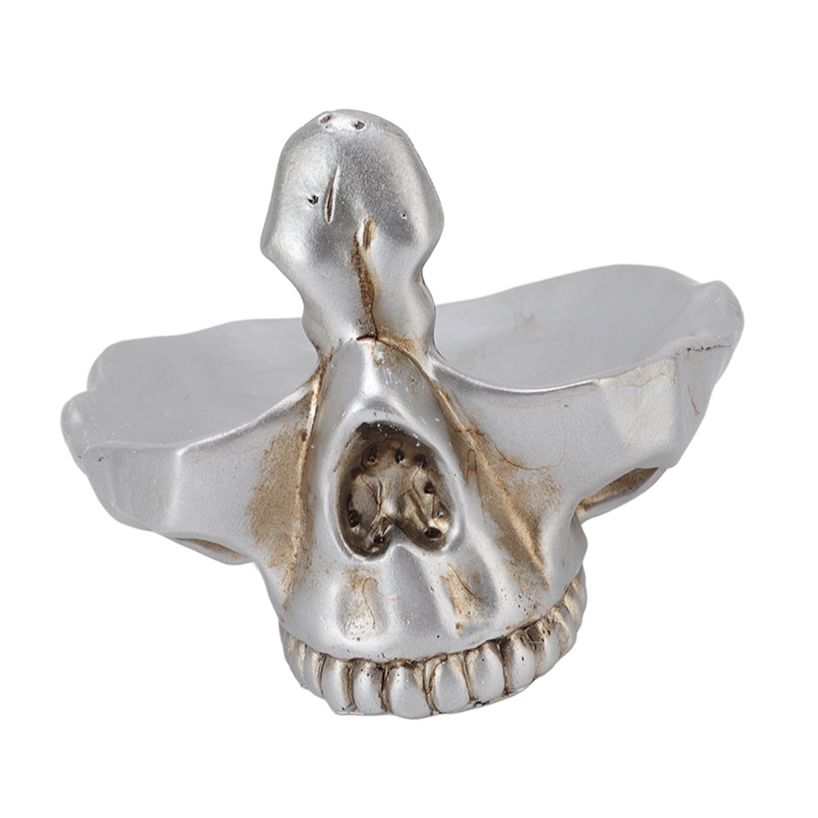 Skull Glasses Stand Decorative Synthetic Resin Statue Eyeglasses Display Holder for Home Office V1294-YM3117220234111-0421