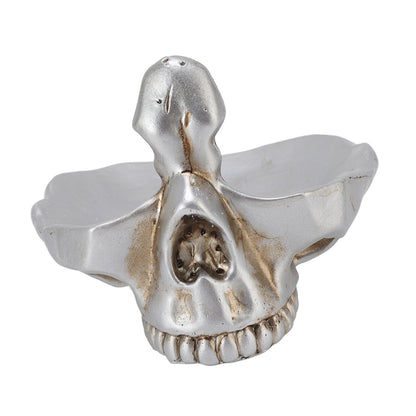 Skull Glasses Stand Decorative Synthetic Resin Statue Eyeglasses Display Holder for Home Office V1294-YM3117220234111-0421