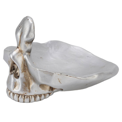 Skull Glasses Stand Decorative Synthetic Resin Statue Eyeglasses Display Holder for Home Office V1294-YM3117220234111-0421