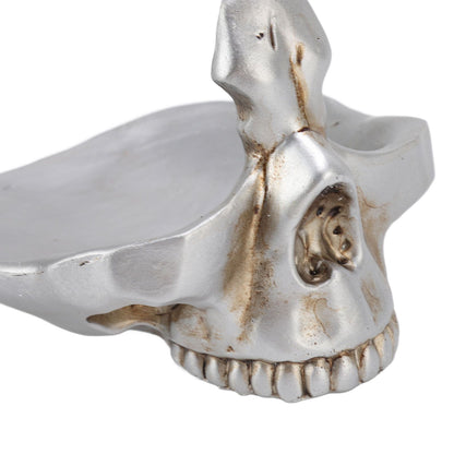 Skull Glasses Stand Decorative Synthetic Resin Statue Eyeglasses Display Holder for Home Office V1294-YM3117220234111-0421