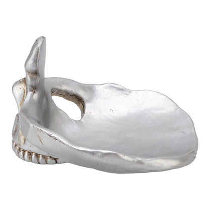 Skull Glasses Stand Decorative Synthetic Resin Statue Eyeglasses Display Holder for Home Office V1294-YM3117220234111-0421