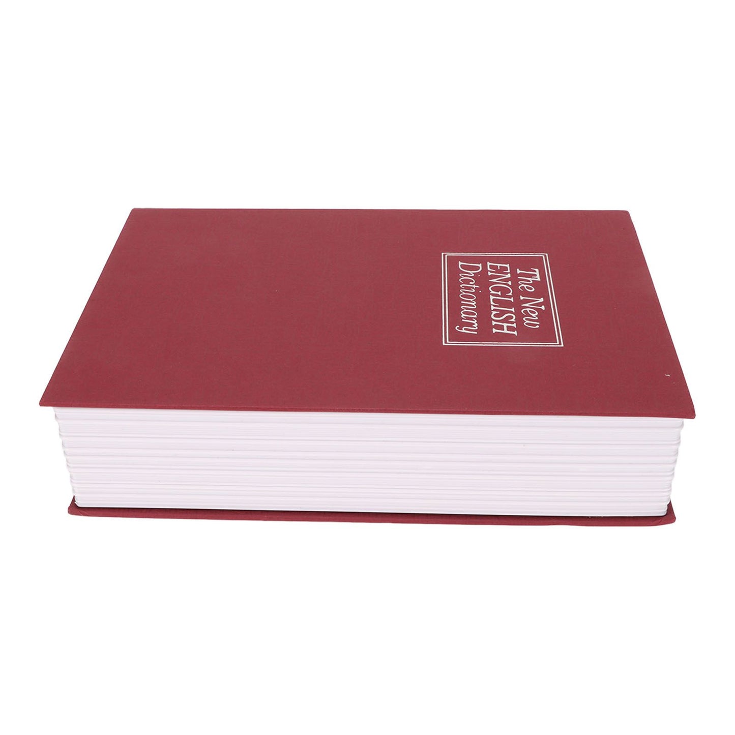 Book Safe Small Diversion Book Safe Storage Lock Box Money Coins Cards Hiding Box with Combination Lock Red V1294-YM3117220236011-0421