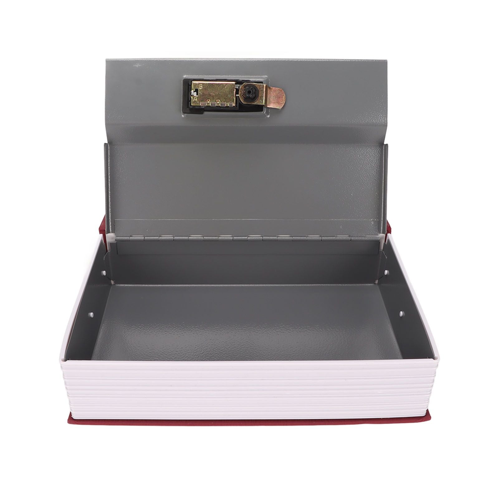 Book Safe Small Diversion Book Safe Storage Lock Box Money Coins Cards Hiding Box with Combination Lock Red V1294-YM3117220236011-0421