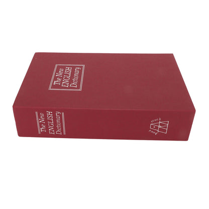 Book Safe Small Diversion Book Safe Storage Lock Box Money Coins Cards Hiding Box with Combination Lock Red V1294-YM3117220236011-0421