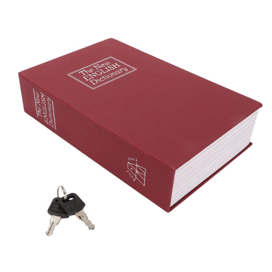 Book Safe Stainless Steel Liner Decorative ABS Material Humanized Design Protective Soft Touch Savings Bank V1294-YM3117220236111-0421