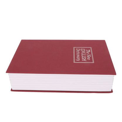 Book Safe Stainless Steel Liner Decorative ABS Material Humanized Design Protective Soft Touch Savings Bank V1294-YM3117220236111-0421