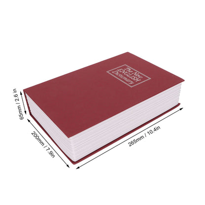 Book Safe Stainless Steel Liner Decorative ABS Material Humanized Design Protective Soft Touch Savings Bank V1294-YM3117220236111-0421