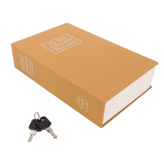 Book Safe Stainless Steel Liner Decorative ABS Material Humanized Design Protective Soft Touch Savings Bank V1294-YM3117220236112-0421