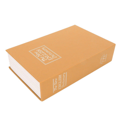 Book Safe Stainless Steel Liner Decorative ABS Material Humanized Design Protective Soft Touch Savings Bank V1294-YM3117220236112-0421