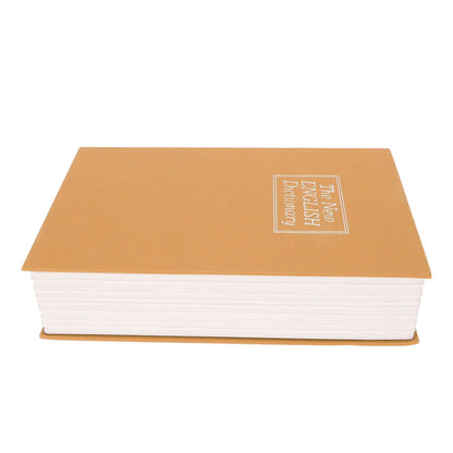 Book Safe Stainless Steel Liner Decorative ABS Material Humanized Design Protective Soft Touch Savings Bank V1294-YM3117220236112-0421