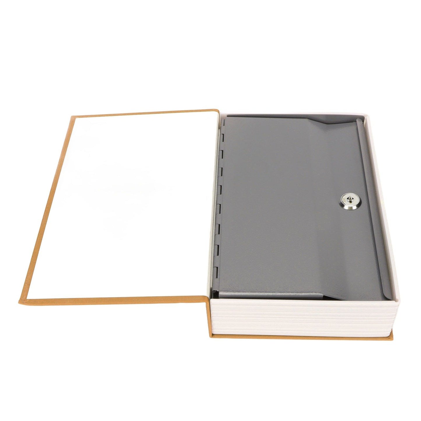 Book Safe Stainless Steel Liner Decorative ABS Material Humanized Design Protective Soft Touch Savings Bank V1294-YM3117220236112-0421