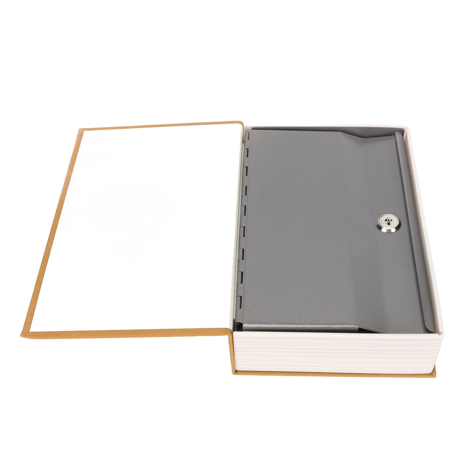 Book Safe Stainless Steel Liner Decorative ABS Material Humanized Design Protective Soft Touch Savings Bank V1294-YM3117220236112-0421