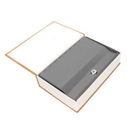 Book Safe Stainless Steel Liner Decorative ABS Material Humanized Design Protective Soft Touch Savings Bank V1294-YM3117220236112-0421