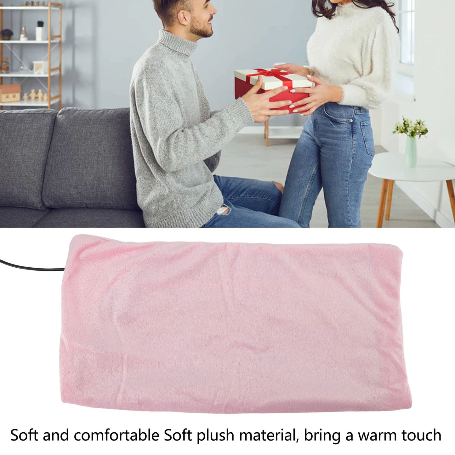 Electric Blanket USB Power Supply Low Voltage Heating Blanket Home Electric Warming Pad Pink V1294-YM3117220236311-0421