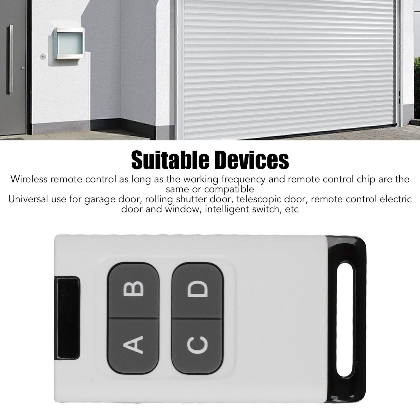 RF Remote Control Switch 433MHZ Prevent Interference Universal Wireless Remote for Light Home Appliance DIY 4 V1294-YM3117220238314-0421