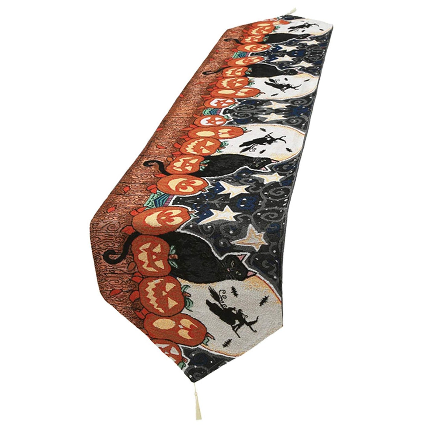 Table Runner Cotton and Linen for Halloween Decorations Home Dining Table 33x180cm V1294-YM3117220238511-0421