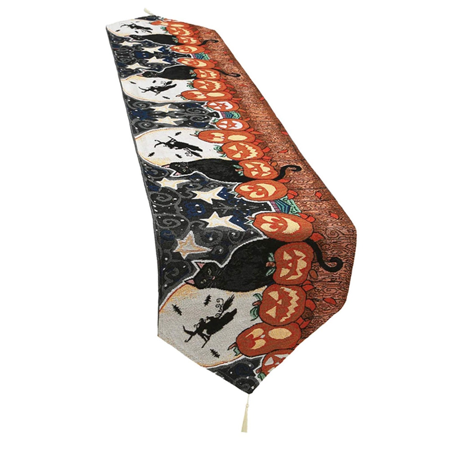 Table Runner Cotton and Linen for Halloween Decorations Home Dining Table 33x180cm V1294-YM3117220238511-0421