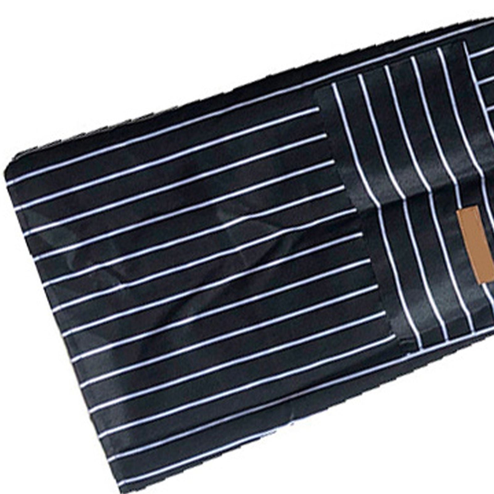 2 Pcs Kitchen Cooking Apron with 2 Pockets Adjustable Bib Chef Apron for Men Women Black Strip V1294-YM3117220239712-0421