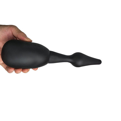 Anal Douche Soft Silicone Reusable Back Flow Prevention Anal Vaginal Cleaner for Colon Cleansing Detox V1294-YM3117220239811-0421