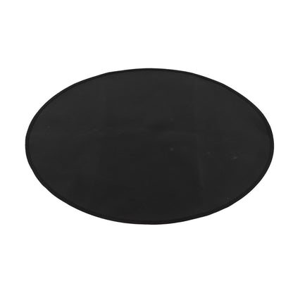 Grill Mat Fireproof High Temperature Resistance Washable Reusable Round BBQ Mat Black 24in / 60cm Dia V1294-YM3117220240711-0421