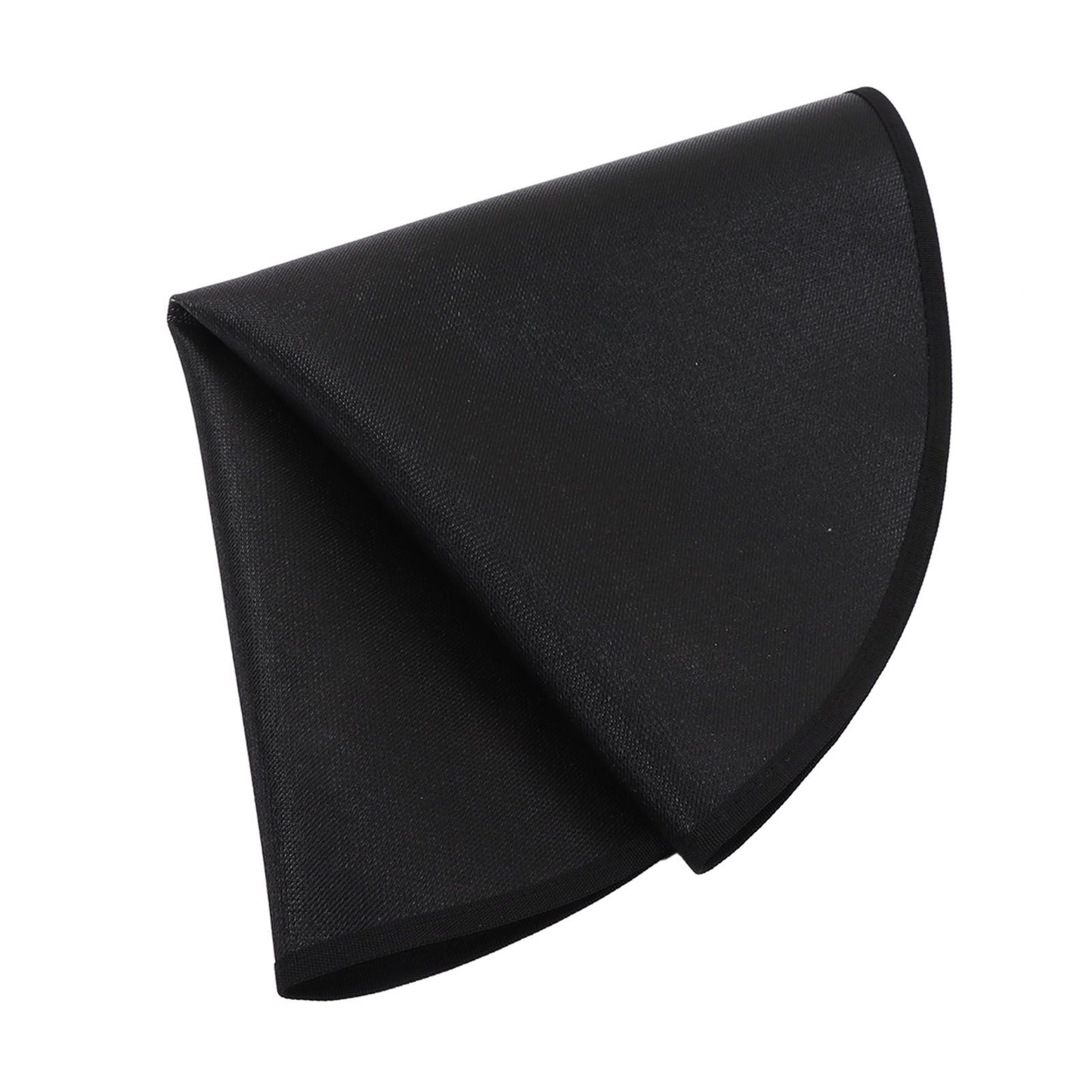 Grill Mat Fireproof High Temperature Resistance Washable Reusable Round BBQ Mat Black 24in / 60cm Dia V1294-YM3117220240711-0421