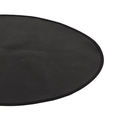 Grill Mat Fireproof High Temperature Resistance Washable Reusable Round BBQ Mat Black 24in / 60cm Dia V1294-YM3117220240711-0421